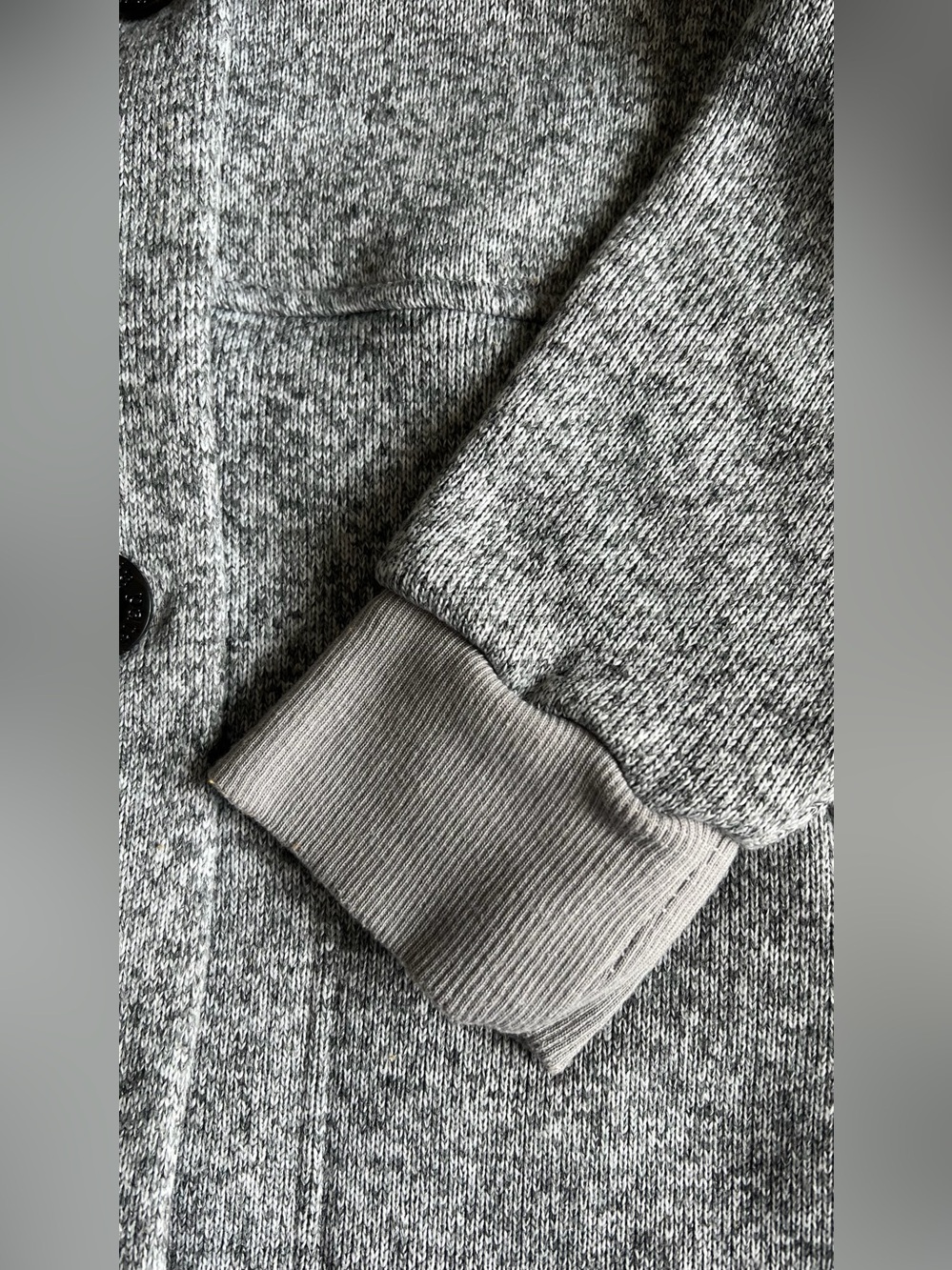 Patagonia Better Sweater Hooded Coat Jacket Gray Recycled Fleece Button Front S - Picture 11 of 16